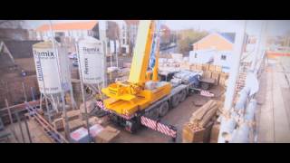 Milbank Concrete Products  Tec Construction  Hollowcore Installation [upl. by Dreeda]