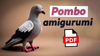 Receita Pombo Amigurumi  Pombo de Crochê [upl. by Kaye]