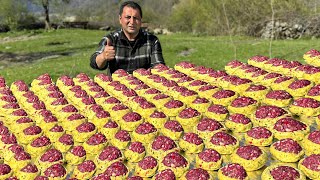 I Cooked 100 Meatballs For The Whole Village Rural Life in the Mountains of Azerbaijan [upl. by Aikemet]