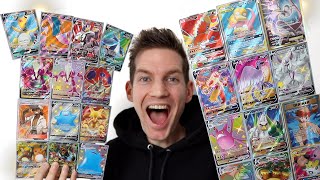 I PULL 21 FULL ART POKÉMON CARDS IN 1 VIDEO [upl. by Podvin]