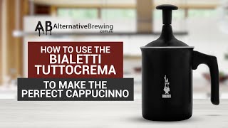 How to Use the Bialetti Tuttocrema Milk Frother [upl. by Neeoma]