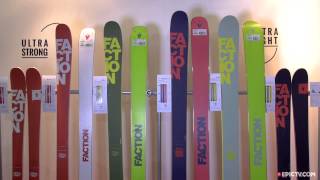 The Faction Candide Thovex Signature Skis Review  ISPO 2015  EpicTV Gear Geek [upl. by Joo]