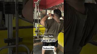 Face pull rear delt exercise facepull shoulderworkout shorts ytshort ytshorts yt shortfeed [upl. by Bronez208]