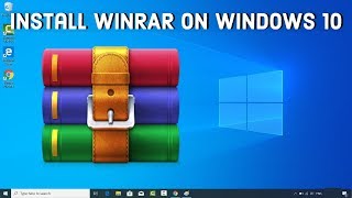 How to Install WinRAR on Windows 10 [upl. by Korfonta]