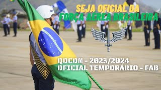 ⚡OFICIAL TEMPORÁRIO da Aeronáutica QOCON 20232024  EDITAL Comentado Atualizado [upl. by Eremehc]