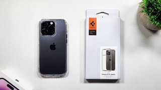 iPhone 14 Pro  Spigen Ultra Hybrid Case Review [upl. by Pardew]