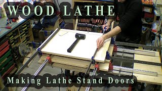 Making Lathe Stand Cabinet Doors Panelled [upl. by Astra]