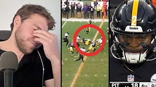 REACTION Steelers Put In Justin Fields At QB For Final Game Clinching Series vs The Ravens 😳 [upl. by Pet]