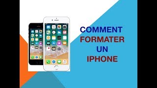 Comment formater un iphone [upl. by Onitsirc]