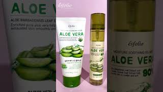 ESFOLIO ALOE CLEANSING FOAM amp ALOE MIST esfoliophilippines skincare kbeautyph koreanbeauty [upl. by Naitsirc]