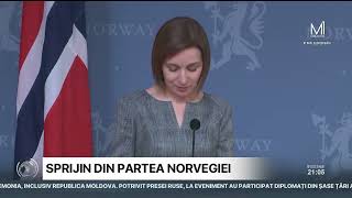 Norvegia oferă 30 de milioane de euro Republicii Moldova [upl. by Aehsa]