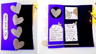 DIY Fathers Day CardSpecial Greeting Card For Fathers DayFathers Day Card IdeasTutorial [upl. by Papert]