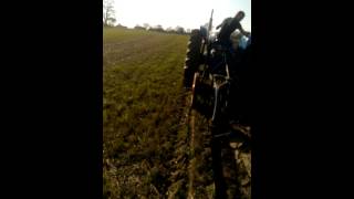 Fordson major and 3 furrow ransomes plough [upl. by Gibb845]