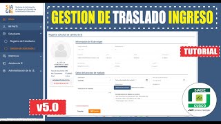 Siagie v50  Proceso para realizar TRASLADO INGRESO por CAMBIO DE AÑO en la v50  Tutorial 2024 [upl. by Spevek440]