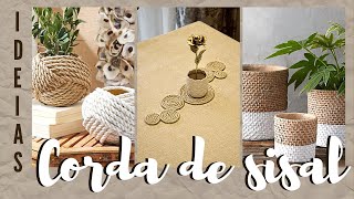 DECORAÇÃO com CORDA DE SISAL  Eduardo Wizard [upl. by Colline165]