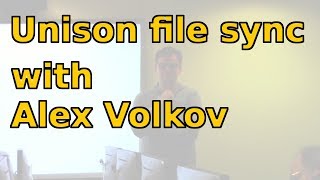 Unison file sync with Alex Volkov [upl. by Oelgnaed]