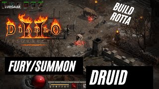 Werewolf FurySummoner DRUID  Diablo II Resurrected [upl. by Lowenstein524]