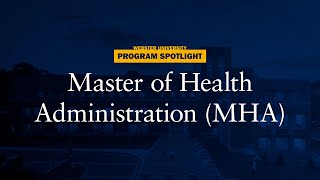 MHA Master of Health Administration  Webster University [upl. by Alvord362]