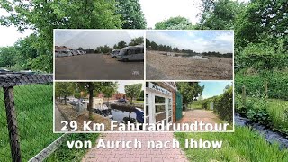 29 Km Fahrradrundtour von Aurich nach Ihlow und durch den Ihler Wald und Ihler Meer [upl. by Card]