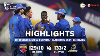 ILT20 S2  English  HIGHLIGHTS  Nicholas Pooran amp Lewis Gregory  MIE vs SW  T20  2nd Feb [upl. by Civ517]