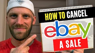 How to Cancel a Sale on eBay as a Seller [upl. by Anitnerolf]