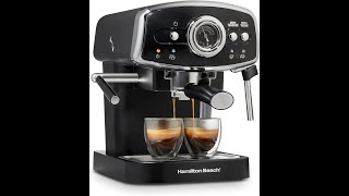 Espresso Machine  Hamilton Beach [upl. by Morice]