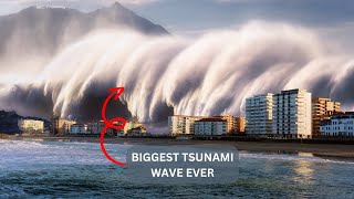 Biggest Tsunami Ever Recorded In History [upl. by Eemla]