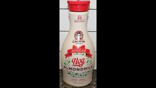 Califia Farms Holiday Nog Almondmilk Review [upl. by Acul]