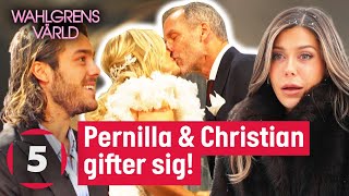 Wahlgrens värld  Pernilla och Christian gifter sig under en tårfylld ceremoni  Kanal 5 Sverige [upl. by Knah]