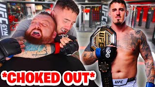 Worlds Strongest Man Vs UFC Champion  Tom Aspinall BAD IDEA ft Eddie Hall [upl. by Llemar93]