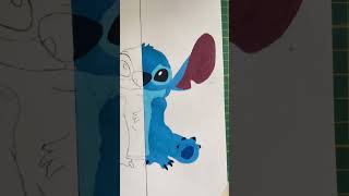 Dessin de STITCH  moi VS ma petite sœur pourtoi dessin sœur foryou stitch [upl. by Sarina]