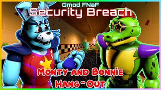 Monty and Bonnie HangOut  Security Breach S2E5  Gmod FNaF [upl. by Ardnama]