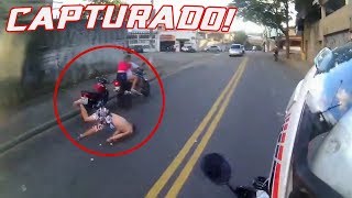 5 MOMENTOS LADRONES INTENTAN ESCAPAR DE POLICIA DE BRASIL ROCAM [upl. by Ahsad]