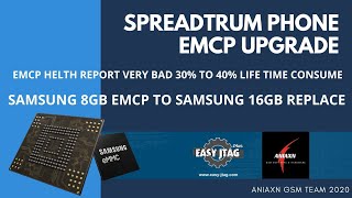 UPGRADE EMMC 8GB TO 16GBRECOVER PHONE WITH REPLACE EMMC  EASY JTAG PLUS [upl. by Kristy]