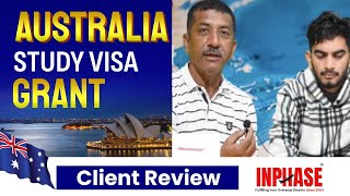 Client Review Inphase Education  Best Study Visa Consultant [upl. by Euqinwahs96]