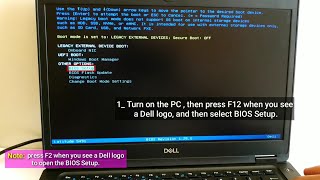 How to Boot From a USB Drive on Dell laptop to install Windows 1011 dell dellpc [upl. by Sioux]