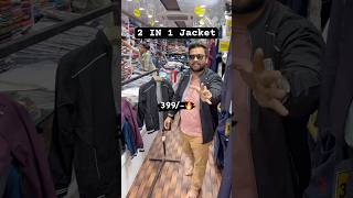 Reversible Jacket Just Rs 399🔥 Men’s Fashion Jacket shorts jacket trending pattern viral [upl. by Annaierb]