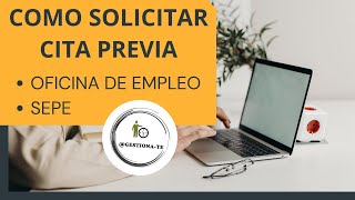 Como solicitar cita previa con la oficina de empleo y SEPE [upl. by Esirahs]