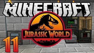 Minecraft Jurassic World  Ep 11  quotNew Tech and Energy Cubesquot Rexxit Modpack [upl. by Ahtelra]