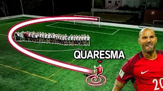 QUARESMA’S TRIVELA VS WORLD’S LONGEST FREEKICK WALL [upl. by Biddie]