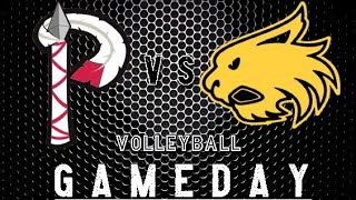 Corning Bobcats Vs Pocahontas Redskins Volleyball LIVE [upl. by Meekah]