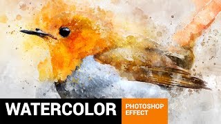 Perfectum 2  Watercolor Artist Photoshop Action Tutorial [upl. by Agarhs292]