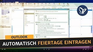 Outlook Tutorial Automatische FeiertagsEintragung [upl. by Saerdna]