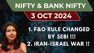 Nifty Prediction For Tomorrow  3 October  Bank Nifty Analysis  Stock Market Tomorrow  Payal [upl. by Enimsaj]