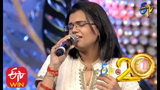 SP Balu and pranavi Performs  Anjali Anjali Song in ETV  20 Years Celebrations  16th August 2015 [upl. by Aihsoek]