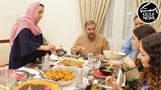 Ramadan 2023 Get a glimpse of traditional Saudi iftar with the Al Ani family in Dubai [upl. by Leirvag]