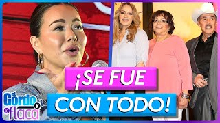 Chiquis Rivera arremete contra sus abuelos y tíos  El Gordo Y La Flaca [upl. by Mable]