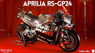 Aprilia Unveils Stunning RSGP24 for 2024 MotoGP Season  Espargaro amp Viñales Ready to Roar [upl. by Atsirtal375]