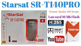 Starsat SRT140PRO H265Dolby 16Mb Flash Complete Unboxing Review [upl. by Burton948]