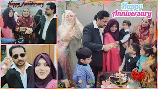 My surprise Anniversary grand Dawat  saas susar ne buht piyara gift dia aj dill jhomne lga [upl. by Ennalyrehc]